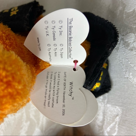 TY Halloween Beanie Babies Witchy and Fraidy - Picture 8 of 8